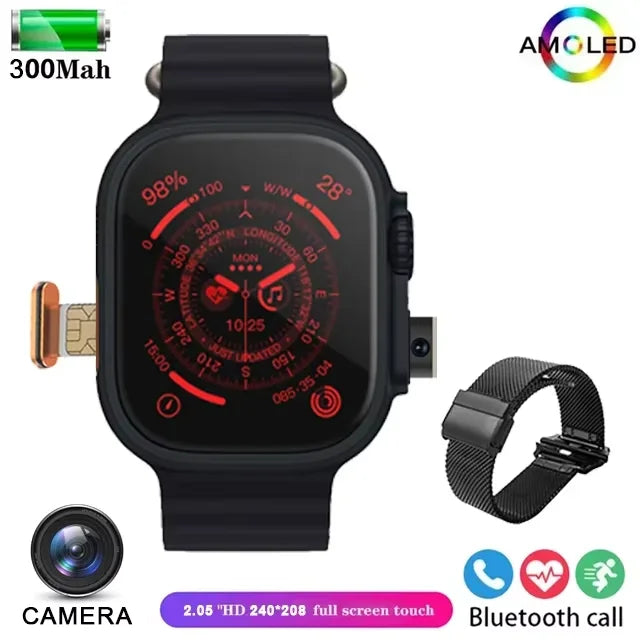 2025 Standalone 4G Smartwatch with GPS & SIM - Make Calls Without Your Phone!