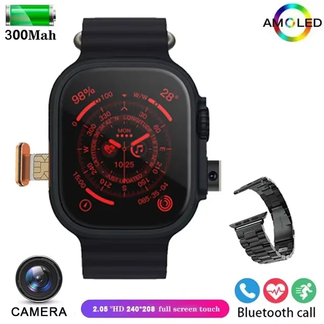 2025 Standalone 4G Smartwatch with GPS & SIM - Make Calls Without Your Phone!
