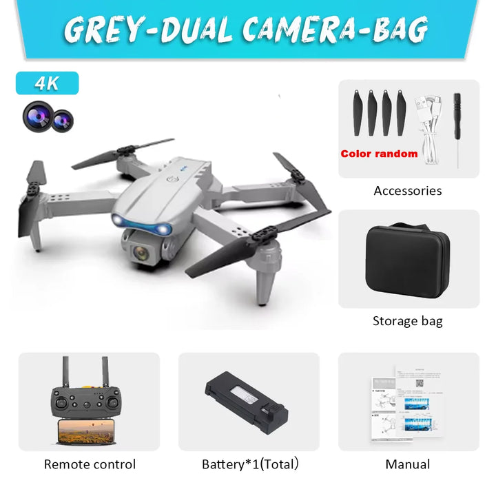 Foldable E99Pro 4K Drone: High-Tech Fun in an Affordable Quadcopter
