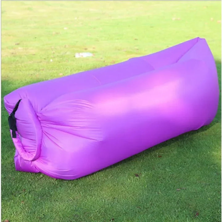 Portable Inflatable Air Lounger (Lazy Bag) for Camping, Beach & Outdoor Parties