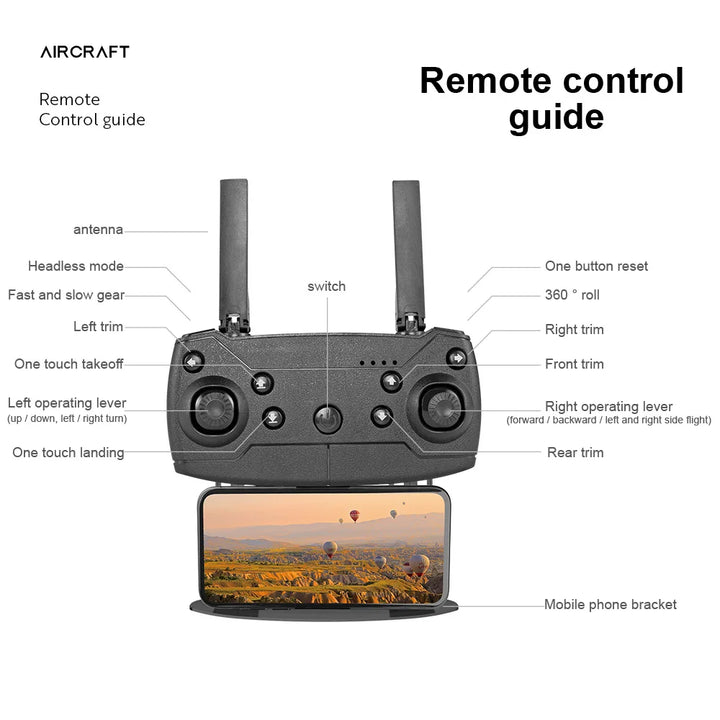 Foldable E99Pro 4K Drone: High-Tech Fun in an Affordable Quadcopter