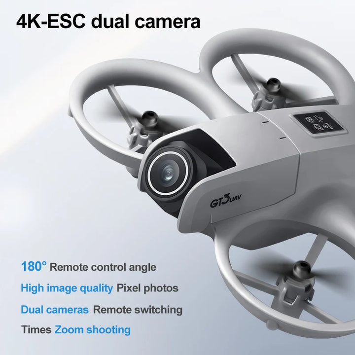 GT3 8K Camera Drone: Easy to Fly with GPS, Obstacle Avoidance & Auto Return