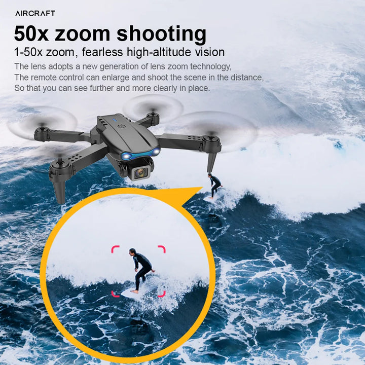 Foldable E99Pro 4K Drone: High-Tech Fun in an Affordable Quadcopter