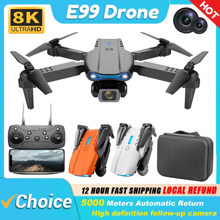 Foldable E99Pro 4K Drone: High-Tech Fun in an Affordable Quadcopter