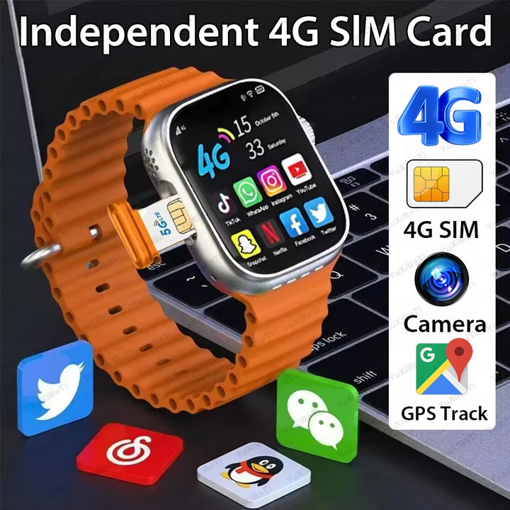 2025 Standalone 4G Smartwatch with GPS & SIM - Make Calls Without Your Phone!