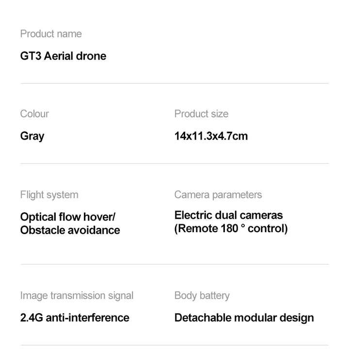 GT3 8K Camera Drone: Easy to Fly with GPS, Obstacle Avoidance & Auto Return
