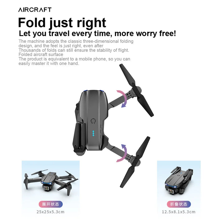 Foldable E99Pro 4K Drone: High-Tech Fun in an Affordable Quadcopter