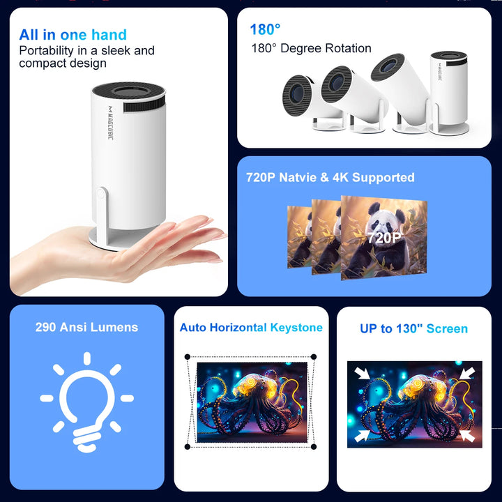 Magcubic Projector HY300 Portable + Bag