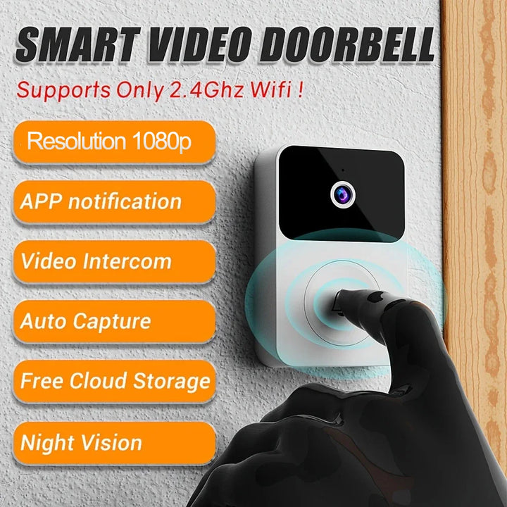 Smart Video Doorbell: See and Talk to Visitors From Your Phone, Anywhere