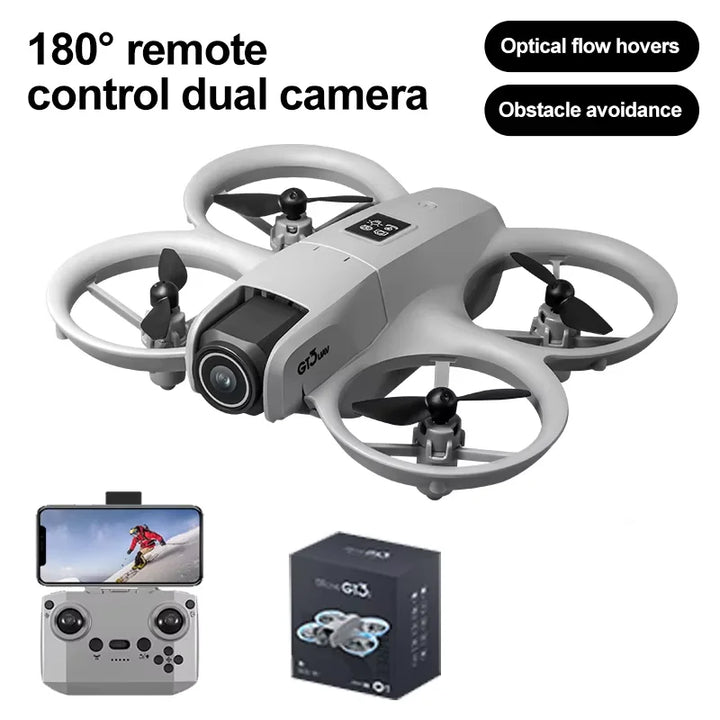 GT3 8K Camera Drone: Easy to Fly with GPS, Obstacle Avoidance & Auto Return