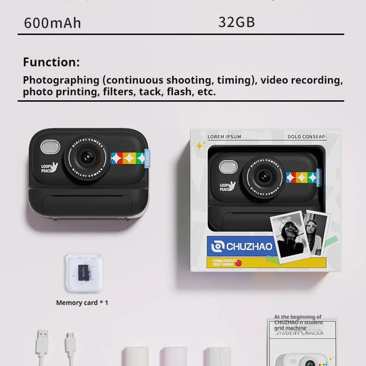 The Perfect Gift: A Kids' Camera that Shoots and Prints in Full Color